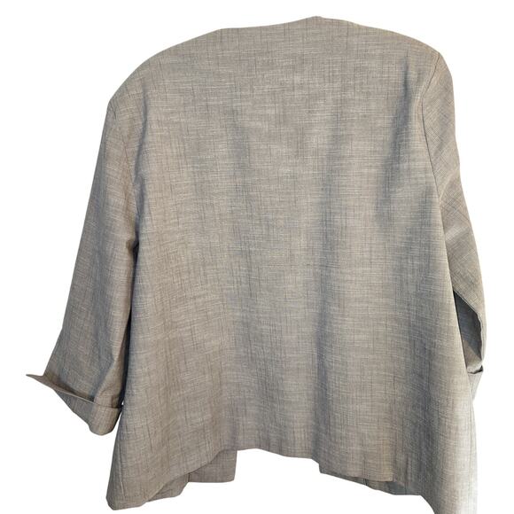 Alfred Dunner 14 Women's Blazer Gray Suit Coat Misses Size Large L Jacket - Picture 4 of 5